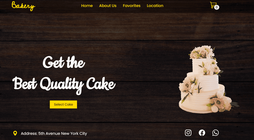 Bakery Website Project